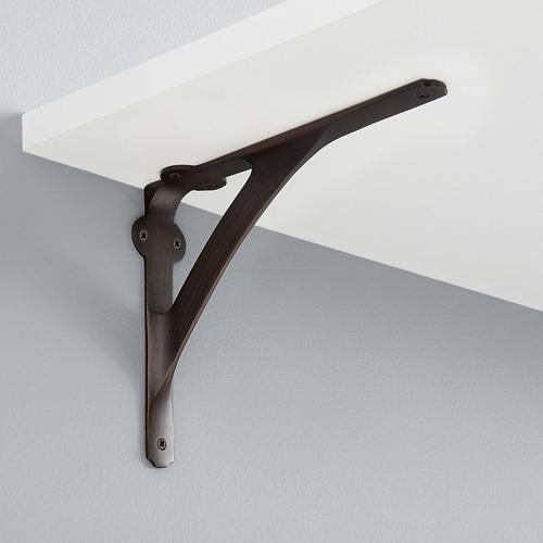 Classic Brass Shelf Bracket in Oil Rubbed Bronze