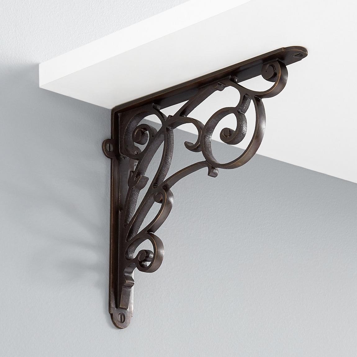 Shelf Brackets in Iron, Brass & More