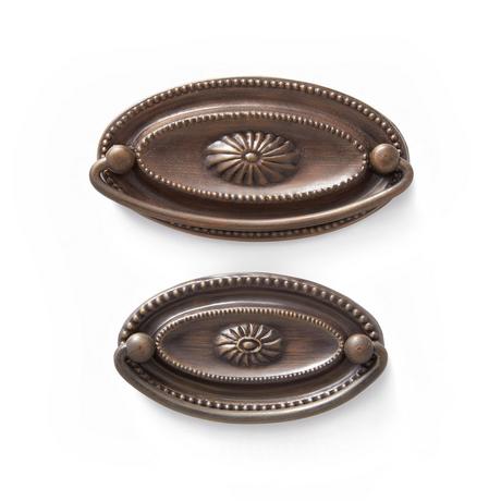 Hepplewhite Oval Brass Drawer Pull
