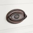 Hepplewhite Oval Brass Drawer Pull - Small - Oil Rubbed Bronze, , large image number 0