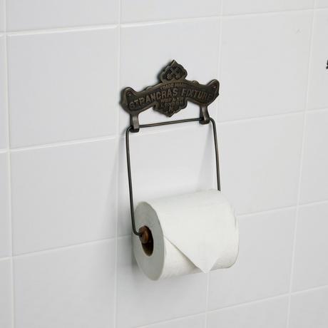 St. Pancras Fixture Solid Brass Toilet Paper Holder