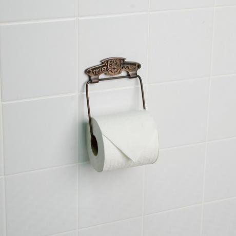 Victoria Toilet Fixture Solid Brass Toilet Paper Holder
