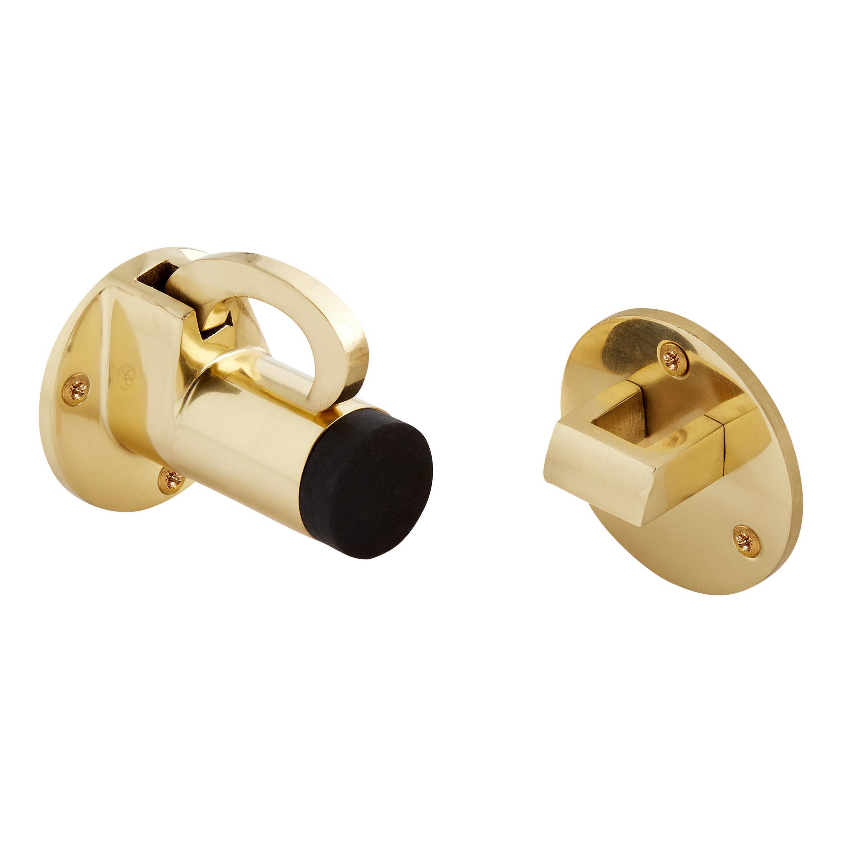 Flat Top Doorstop with Hook Signature Hardware