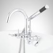 Sebastian Tub Faucet with Variable Centers and Hand Shower - Lever Handles, , large image number 3