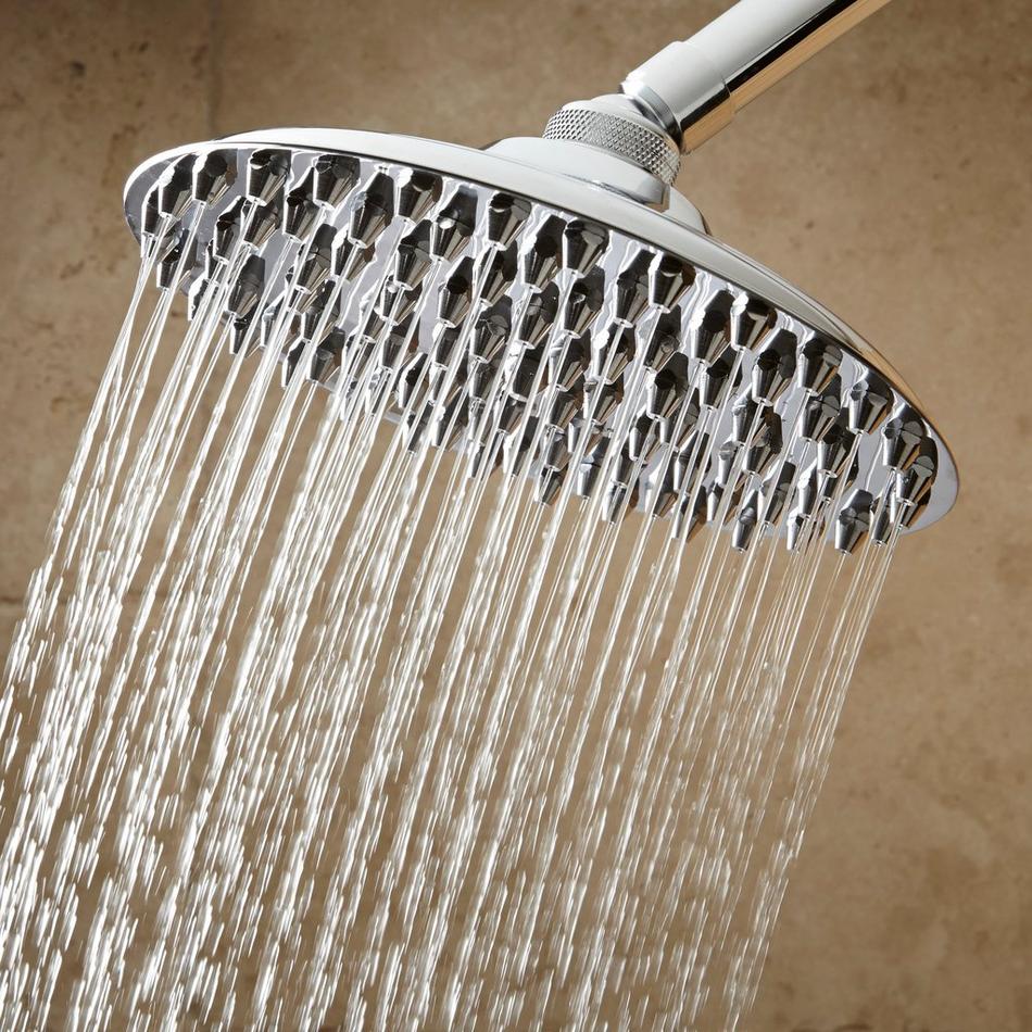 10" Bostonian Rainfall Nozzle Shower Head - Chrome, , large image number 0