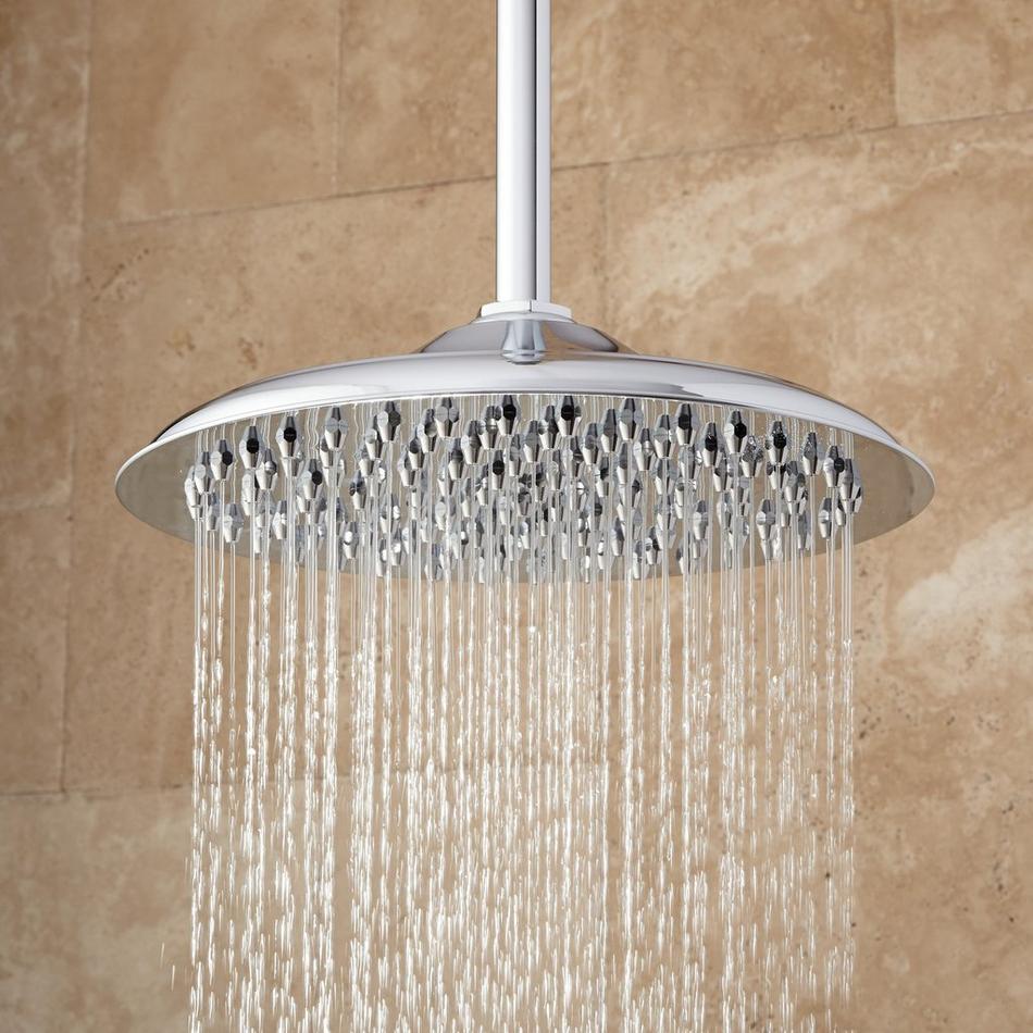 12" Bostonian Rainfall Nozzle Shower Head - Chrome, , large image number 0