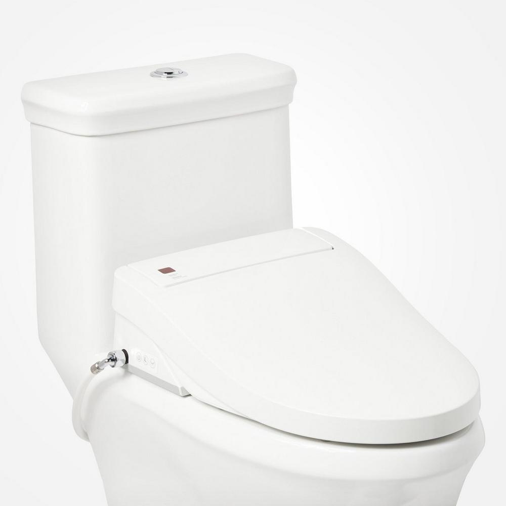 Burwell Elongated Electronic Bidet Toilet Seat