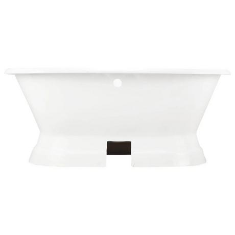 66" Henley Cast Iron Double-Ended Pedestal Tub  - 7" Rim Holes