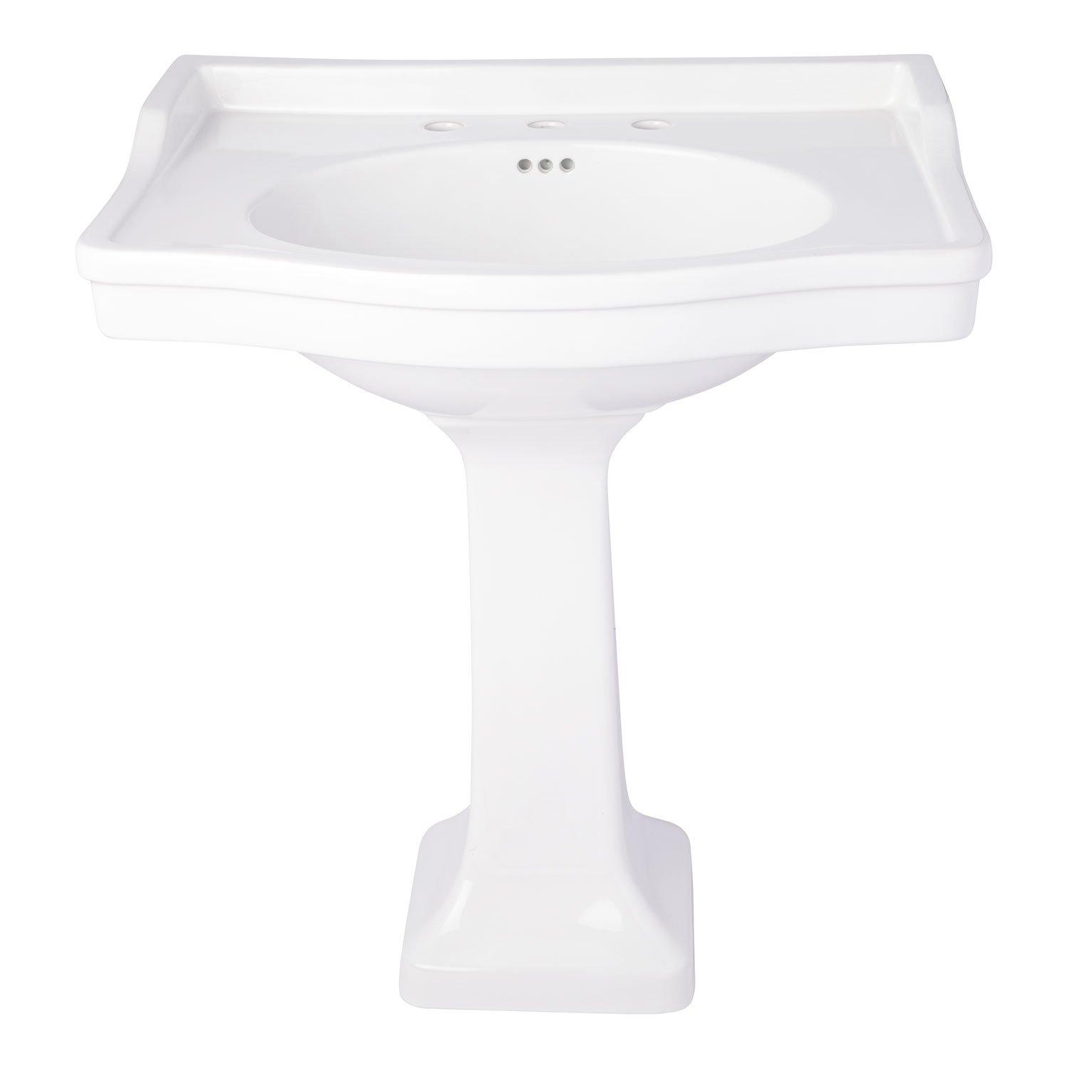 Cierra Porcelain Pedestal Sink - 8