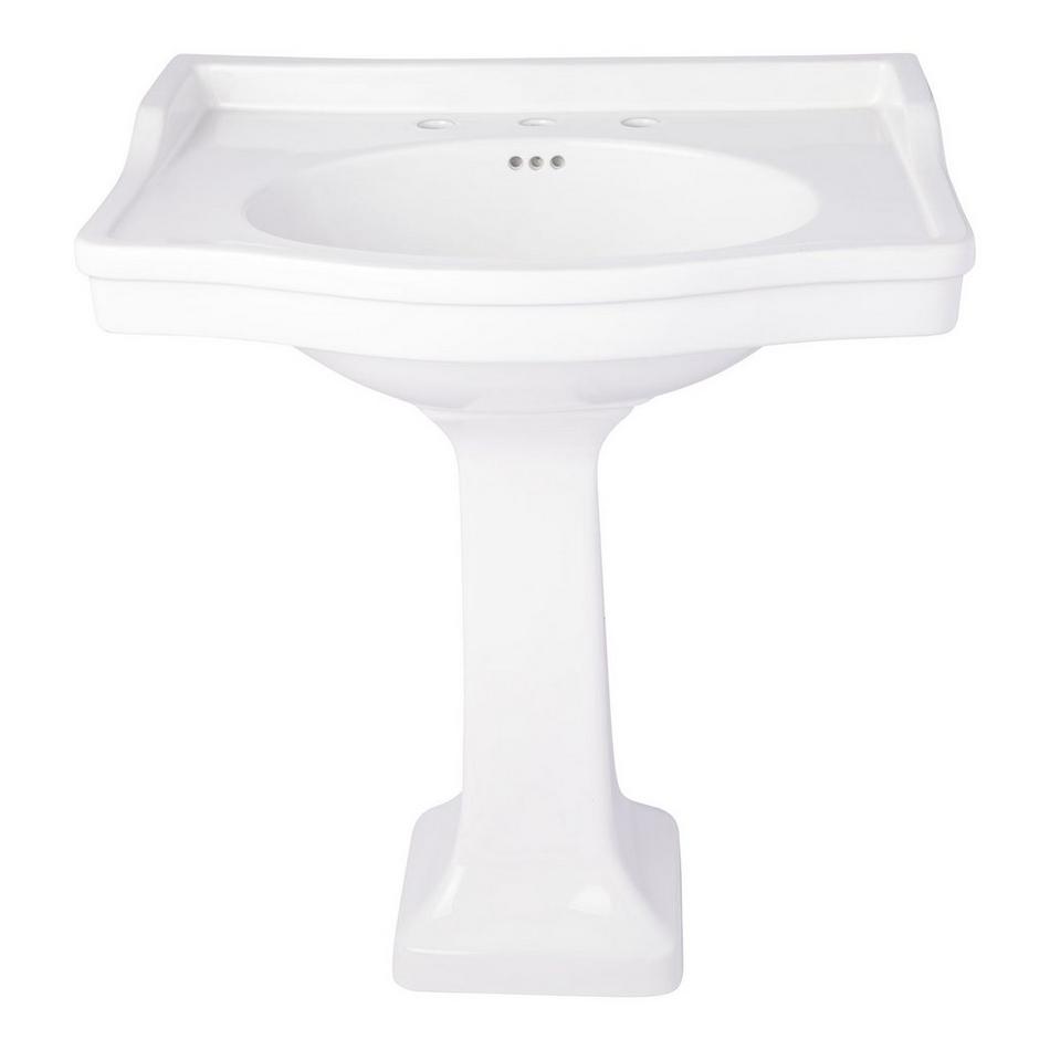 30" Cierra Porcelain Pedestal Sink, , large image number 1