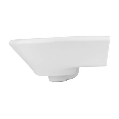 Farnham Mini Porcelain Wall-Mount Bathroom Sink - 4" Centers - White