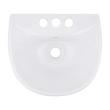 Farnham Mini Porcelain Wall-Mount Bathroom Sink - 4" Centers - White, , large image number 4
