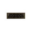 Traditional Brass Floor Register - Bronze 2-1/4" x 12" (3-7/8" x 13-1/2" Overall), , large image number 0