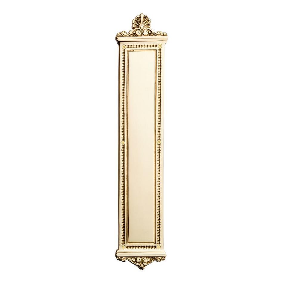 Elegant Brass Push Plate, , large image number 1