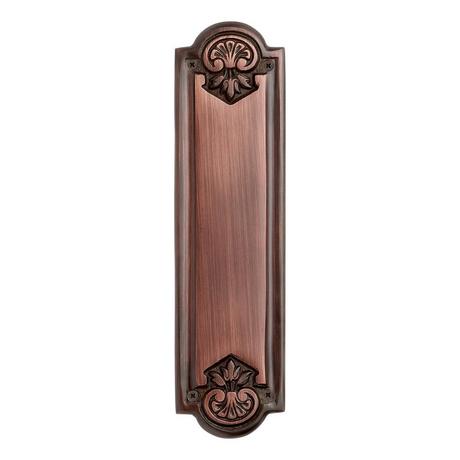 Colonial Brass Push Plate - Oil Rubbed Bronze