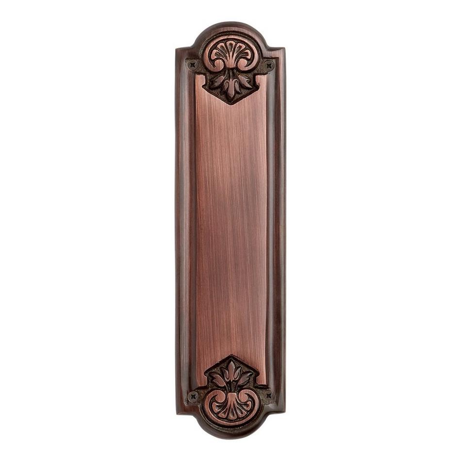 Colonial Brass Push Plate - Oil Rubbed Bronze, , large image number 0