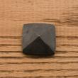 Hand-Forged Iron Square Pyramid Nail Head Clavos - Set of 6 - Small - Natural Black, , large image number 0