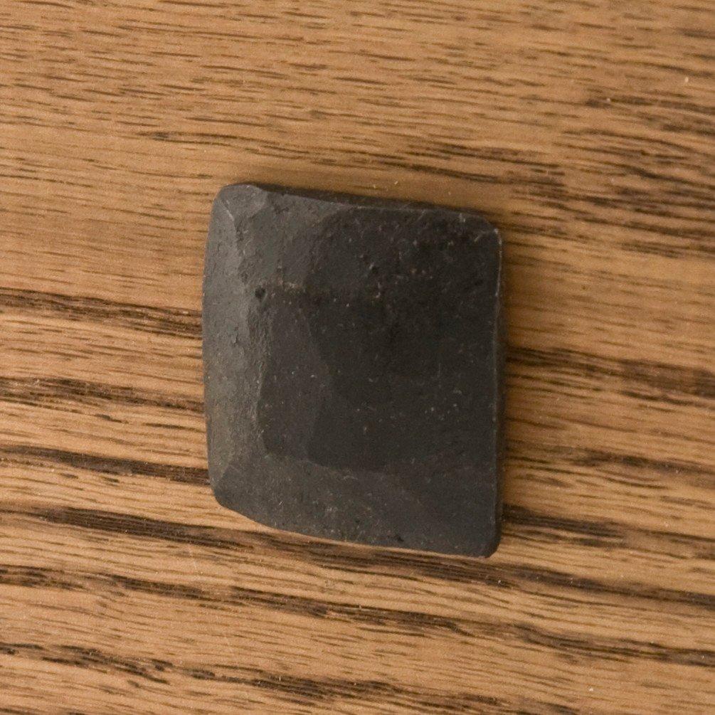Hand-Forged Iron Flat Square Nail Head Clavos - Set of 6 - Small ...