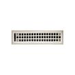 Mission Brass Floor Register - Brushed Nickel 2-1/4" x 10" (3-1/4" x 11-1/4" Overall), , large image number 0
