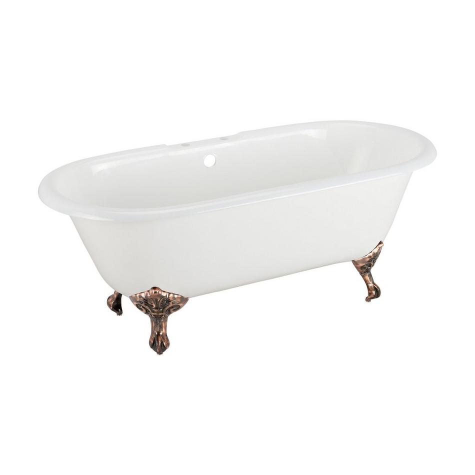 60" Sanford Cast Iron Clawfoot Tub - 7" Tap Holes - Imperial Feet, , large image number 8