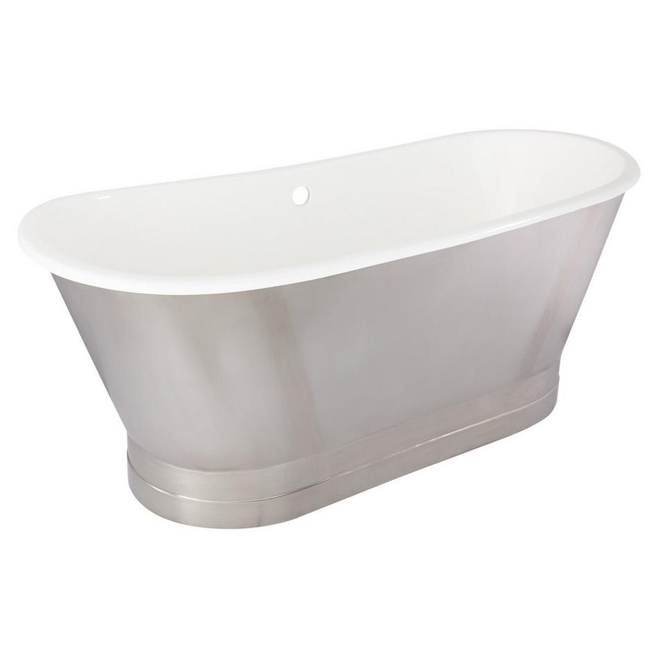 68" Rowley Bateau Cast Iron Skirted Tub, , large image number 1