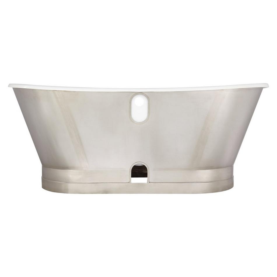 68" Rowley Bateau Cast Iron Skirted Tub, , large image number 3