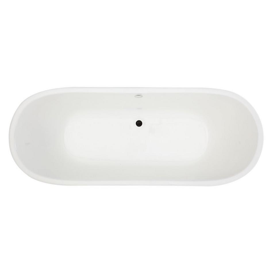 68" Rowley Bateau Cast Iron Skirted Tub, , large image number 4
