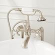 Freestanding Telephone Tub Faucet & Supplies - Cross Handles, , large image number 1