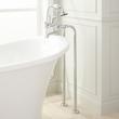 Freestanding Telephone Tub Faucet & Supplies - Cross Handles, , large image number 2