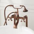 37-1/2" Freestanding Telephone Faucet - Cross Handle - Oil Rubbed Bronze, , large image number 1