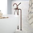 37-1/2" Sebastian Freestanding Tub Faucet and Supplies - Lever Handle - Oil Rubbed Bronze, , large image number 1