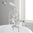 37-1/2" Nottingham Freestanding Thermostatic Tub Faucet and Supplies - Chrome, , large image number 1