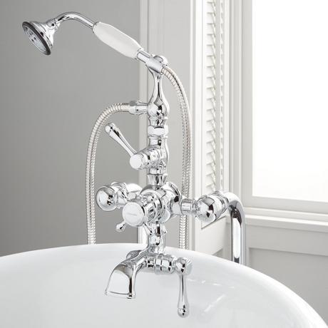 Nottingham Freestanding Thermostatic Tub Faucet and Supplies