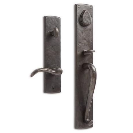 Bullock Solid Bronze Entrance Door Set with Lever Handle - Dummy