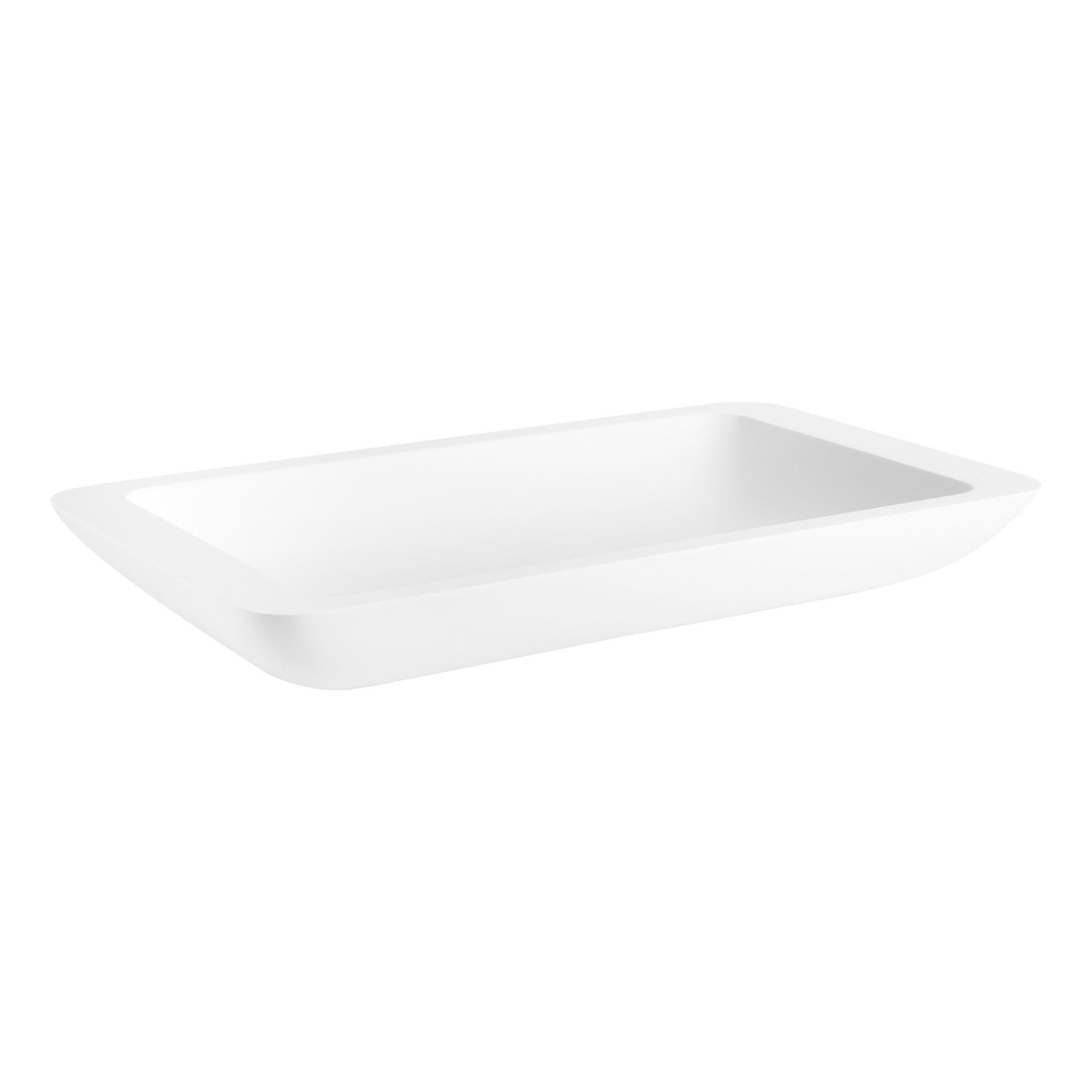 Alanna Large Matte Solid Surface Vessel Sink Signature Hardware