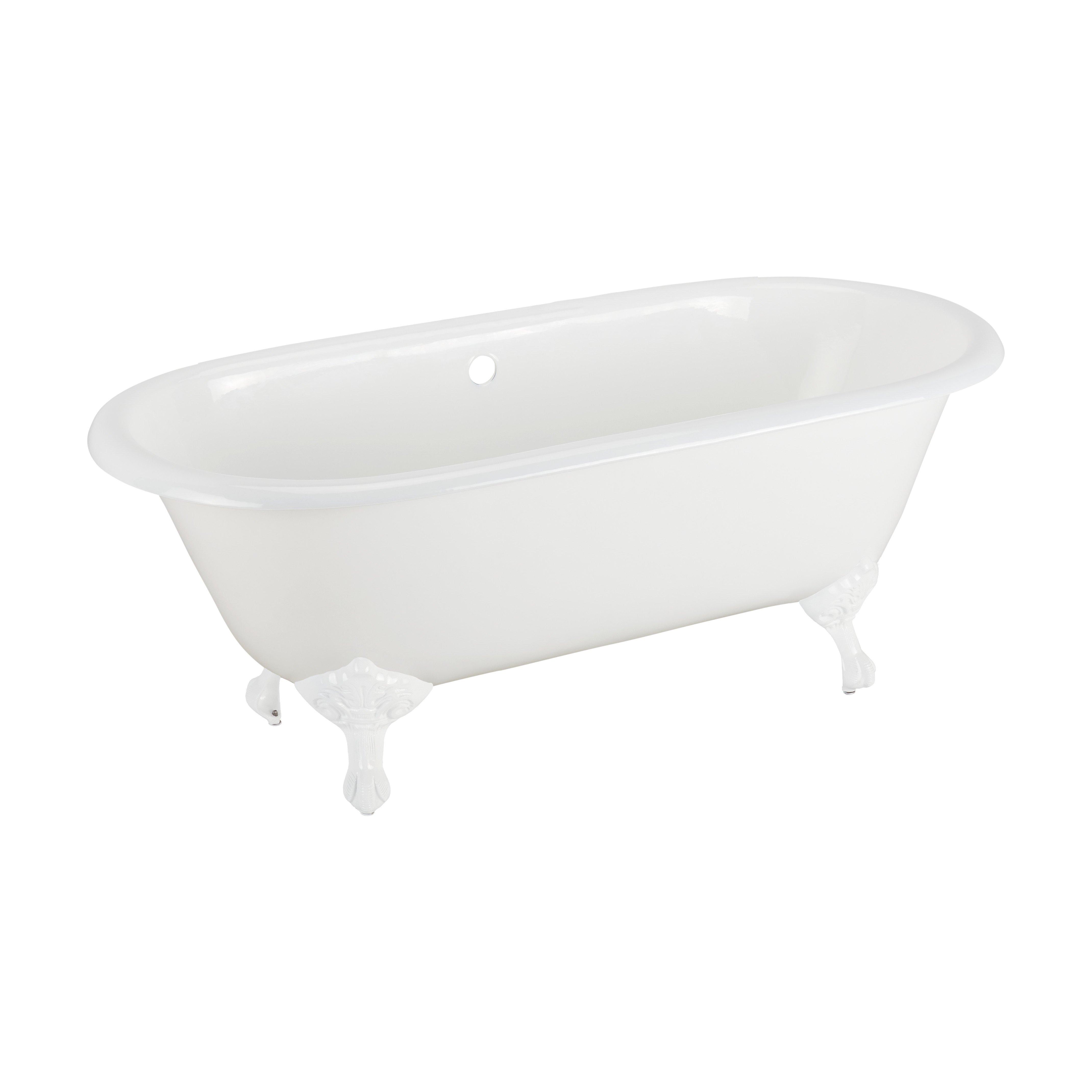 60 cast sale iron clawfoot tub