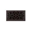 Traditional Cast Iron Floor Register - 6" x 14" (7-1/2" x 15-3/4" overall), , large image number 0