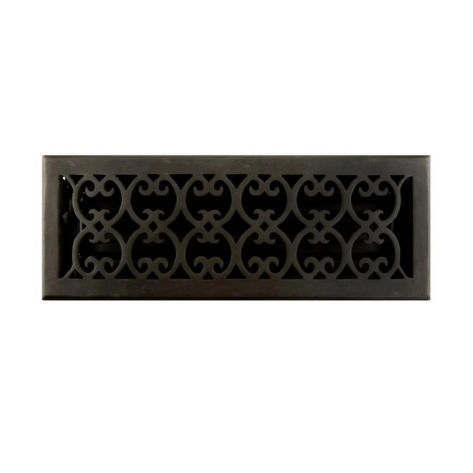 Victorian Dark Bronze Floor Register, , large image number 5