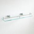 Albury Collection Tempered Glass Shelf - Chrome, , large image number 2