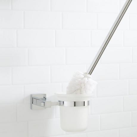Albury Wall-Mount Toilet Brush Holder