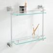 Albury Tempered Glass Shelf - Two Shelves, , large image number 1