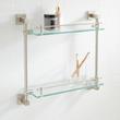 Albury Tempered Glass Shelf - Two Shelves, , large image number 0