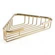 10-1/4" Solid Brass Corner Shower Basket, , large image number 0
