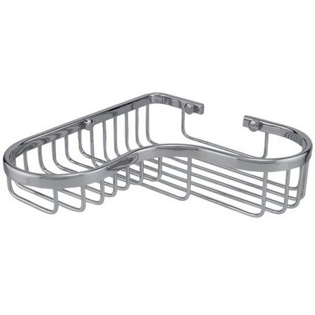 SCCB Shower Caddy Corner Basket (Chrome or Brushed Nickel)