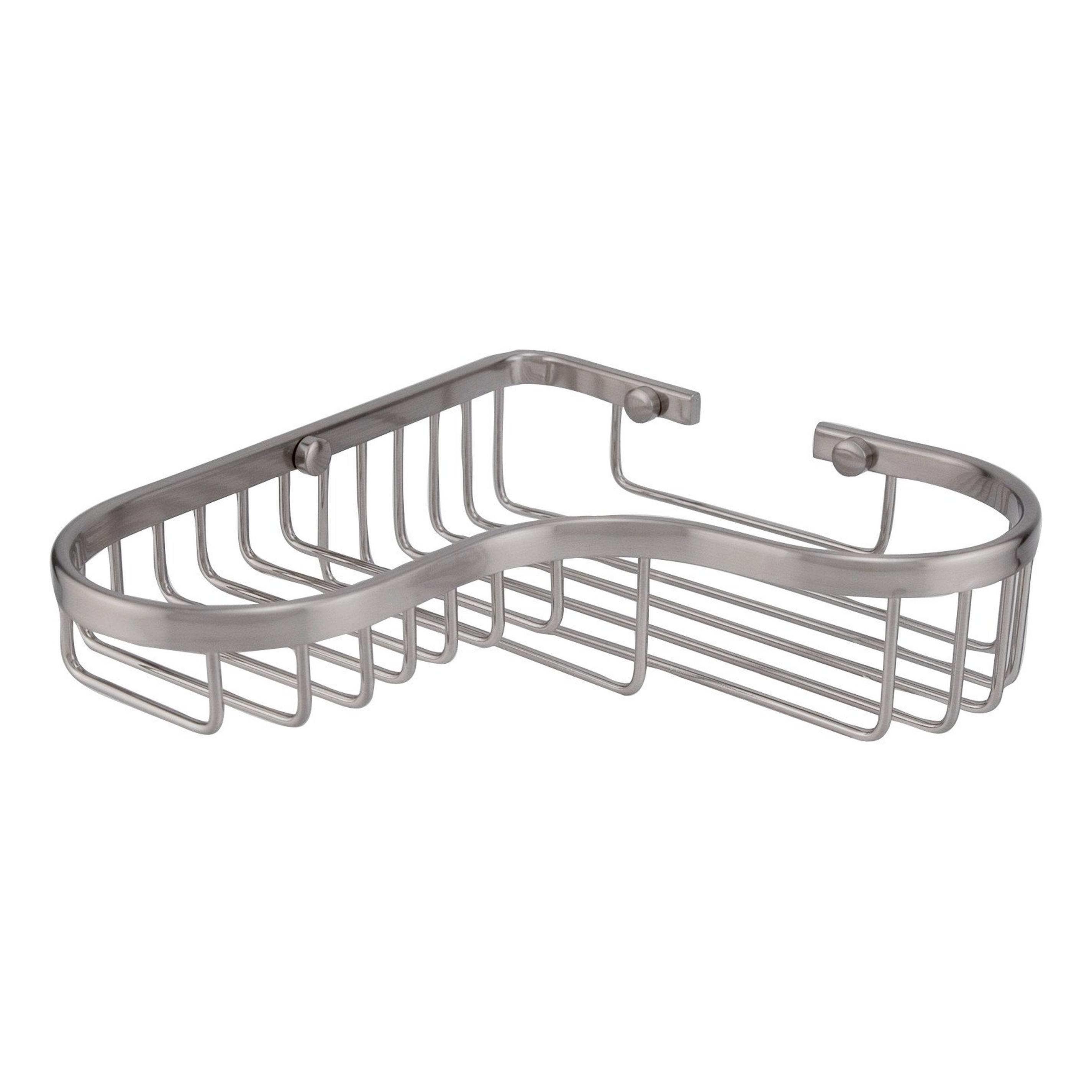 Solid Brass L Shaped Shower Basket | Signature Hardware