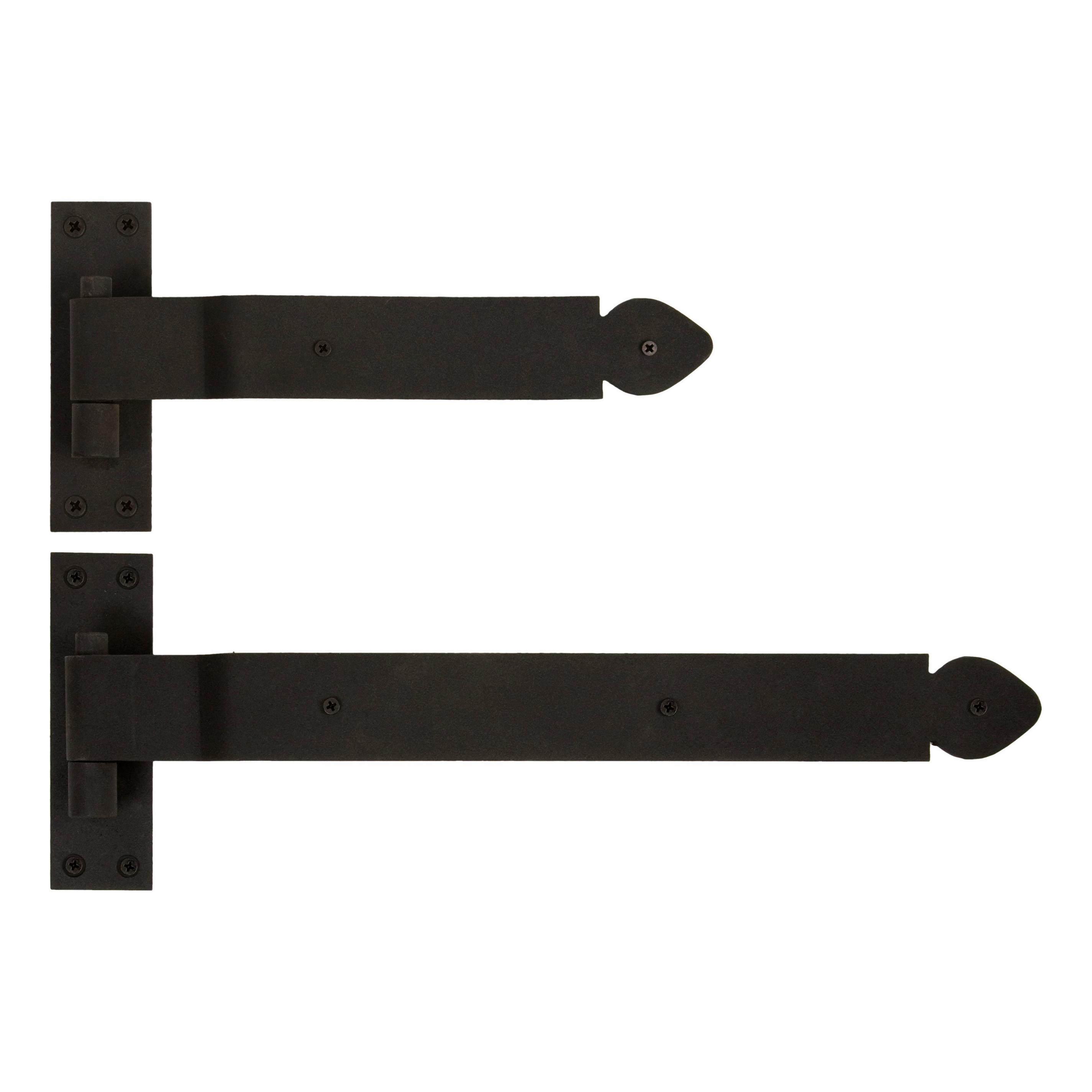 Glenham Offset Iron Strap Hinge with Pintle Signature Hardware