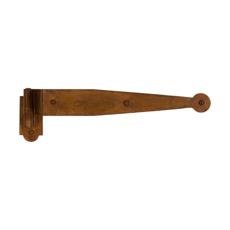 Offset Iron Strap Hinge with Pintle