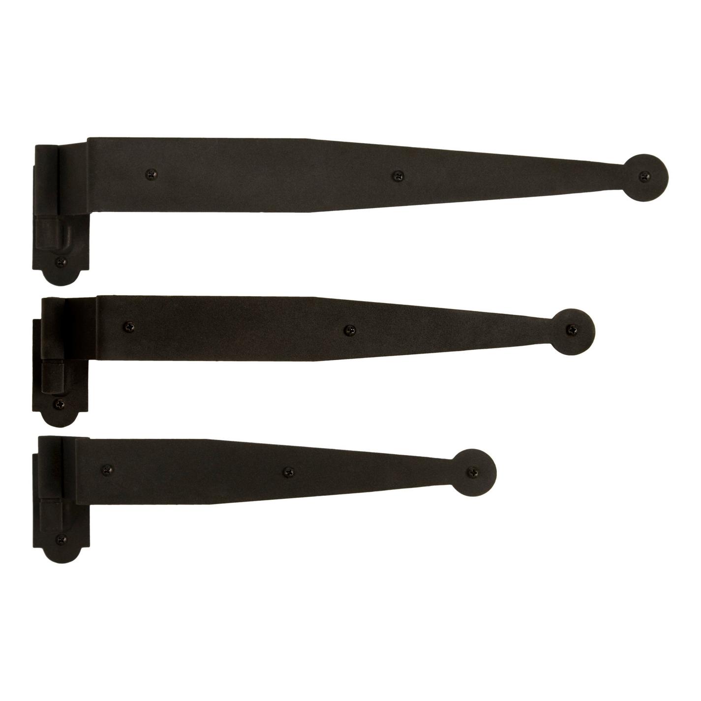 Offset Iron Strap Hinge with Pintle Signature Hardware