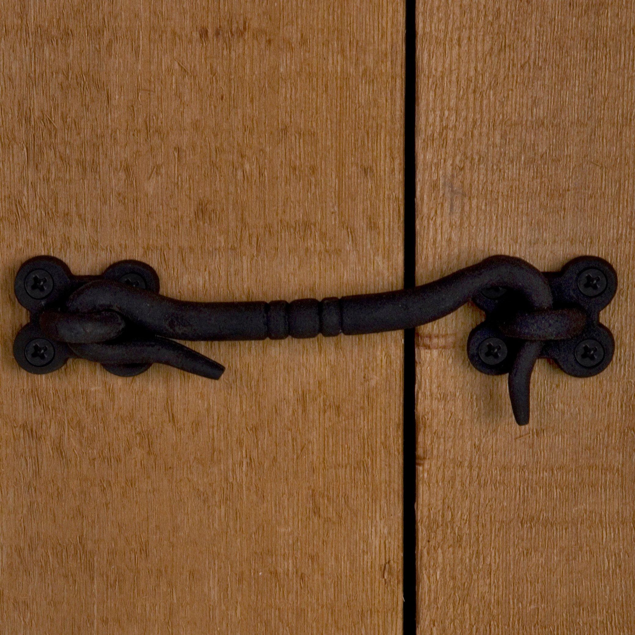 Hook and Eye Cast Iron Gate Latch or Door Latch 