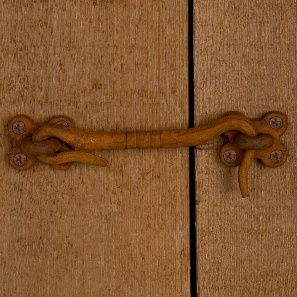 Iron Cabin Door Hook Latch, , large image number 3